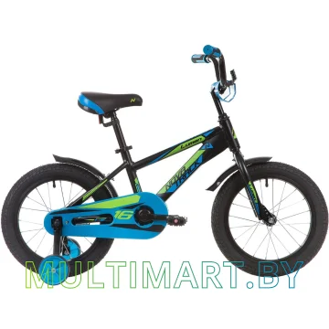 Детский велосипед Novatrack Lumen 165ALUMEN.BK9 (черный/синий, 2019)